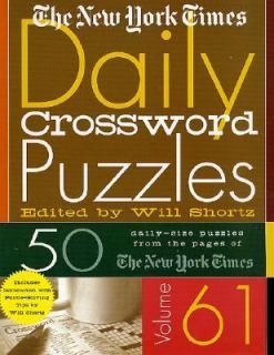 The New York Times Daily Crossword Puzzles Vol. 61 by New York Times 