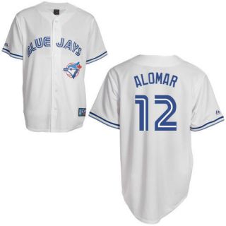   Blue Jays Roberto Alomar Cooperstown Home Majestic Jersey NEW 2012
