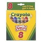 Crayola 8 Pack Crayons   Jumbo (So Big) Size (Single Bo