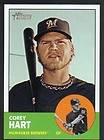 2012 Topps Heritage Baseball #414 Corey Hart Milwaukee Brewers