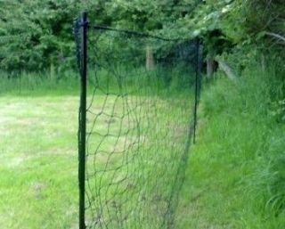 Cricket Ball Stop Net [20m x 1m] inc. Posts + Netting   Protect hedges 