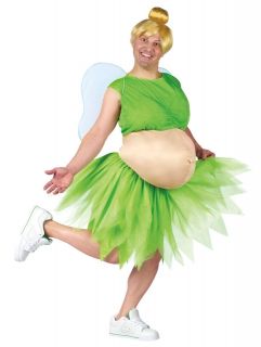 Fat Tinkerbell Costume Mens Adults Tinker Bell Tinkerbell Funny Belly 