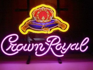 New Crown Royal Whisky Neon Light Sign Gift Clubs Display Pub Beer Bar 