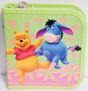 Winnie the Pooh Car Travel Holds 24 CD or DVD Case