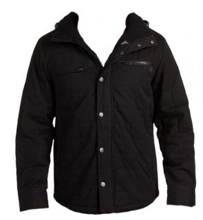 HURLEY Covert Distortion Jacket   Washed Canvas/ Fleece Lining 