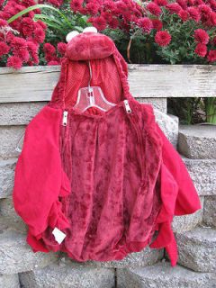 Deluxe Red Plush LOBSTER SEBASTIAN CRAB COSTUME Baby sz 12 18