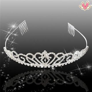 Gorgeous Princess Crown Headband Tiara Wedding Bride Headband