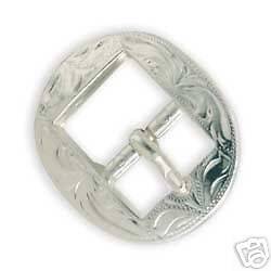 each Silver Plated Bridle Spur Strap Buckles 3/4 Inch