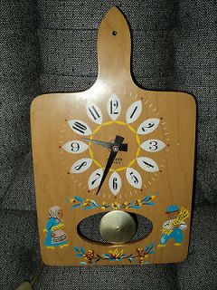 Haddon Electric Wall Clock   Pendulum Cutting Board