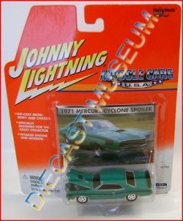 1971 71 MERCURY CYCLONE SPOILER MUSCLE CARS JOHNNY LIGHTNING JL 