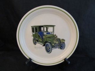   Brendan Erin Stone Pottery   1905 Daimler Car   Collector Plate