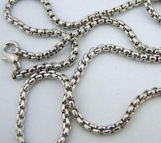 Silver Plated 30 Jewelry Chain Cuban Link Necklace R5G3C103SC