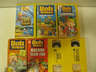 bob the builder vhs lot in VHS Tapes