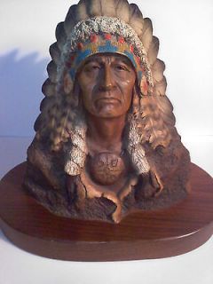 1990 J H Boone American Indian Sculpture Neil J. Rose Golden Feather