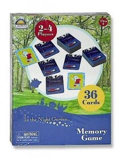   Night Garden Memory Game 36 Cards Iggle Piggle Upsy Daisy Makka Pakka