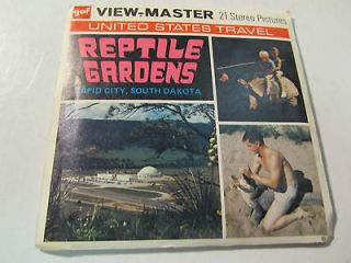 Reptile Gardens Rapid City South Dakota Viewmaster 3 Reel Set A488 GAF 