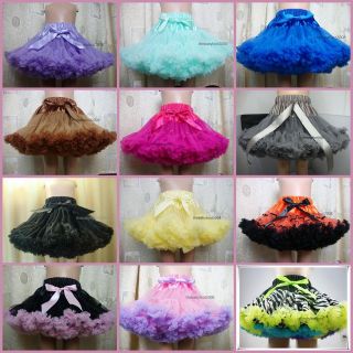   Birthday Dance Party Kids Tutu Ruffle Ballet Fluffy Skirt Dress 1 8Y