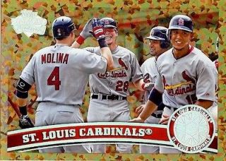 2011 Topps Update Series Cognac Diamond #334 St. Louis Cardinals