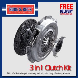 Borg & Beck 3in1 Clutch Kit Opel Monza 2.5i 12V 2490cc 140bhp 84 86