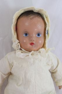 Darling Vintage Horsman Baby Doll 16 Composition Cloth Body