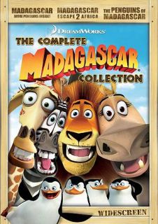 Madagascar The Complete Collection DVD, 2009, 3 Disc Set, Sensormatic 