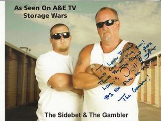 Signed STORAGE WARS The Gambler Darrell Sheets & Son A&E Number 1 