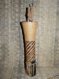 MAKU BRAZIL  INDIAN BLOWPIPE QUIVER WITH DARTS