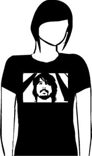 DAVE GROHL (FOO FIGHTERS) TRIBUTE LADIES ROCK T SHIRT
