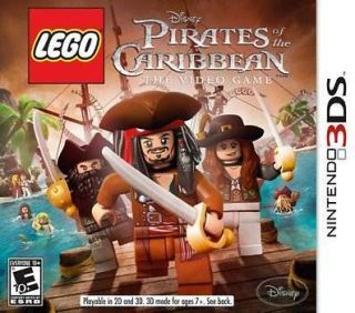   Of The Caribbean   Captain Jack Sparrow Davy Jones Nintendo 3DS NEW