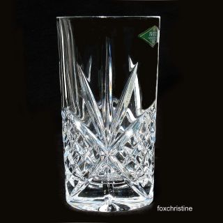NEW Godinger Shannon Dublin 24% Lead Crystal Highball Glass 10 oz 