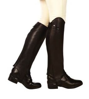 NEW Dublin Intensity Leather Gaiters  Black X Small