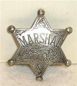 US Marshal Old West Police Badge Sheriff Ranger Deputy