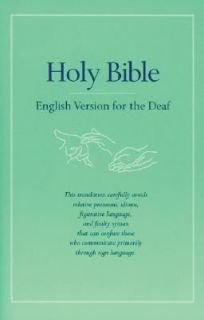 Holy Bible English Version for the Deaf by Baker Publishing Group 
