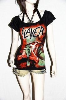 Slayer Death Metal Rock DIY Sexy Tee Tank Top Shirt