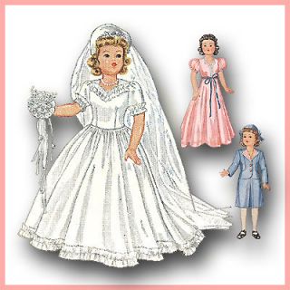 Vintage Shirley Temple Doll Clothes Dress Pattern ~ 13 14 Patsy 