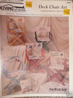 Deck Chair Art Painting Designs For Canvas Covers