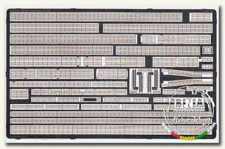   Photoetched set for 1/350 Tirpitz Railings for Revell kit #53042