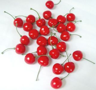 plastic cherries in Decorative Fruit & Vegetables