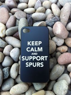 KEEP CALM AND SUPPORT SPURS TOTTENHAM FC Style iPhone 4 4G 4S Metal 