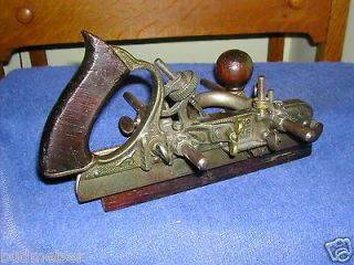 TOOL    STANLEY COMBINATION PLOW PLANE    #45    LONG RODS   16 