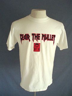 FEAR THE MULLET T Shirt SMALL 80s Flashback Trans Am FUNNY Humerous