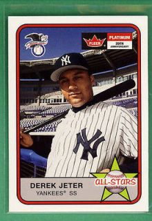 Derek Jeter 2001 Fleer Platinum All Stars SP $12