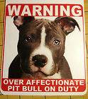 Pit Bull Dog Sign Bulldog American PitBull Puppies Pet Clothes Bed 