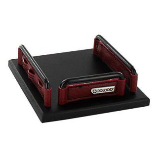 Rolodex Weave Note Holder   Red