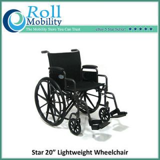   Wheelchair with Removable Desk Length Arms Fast Shipping 1O