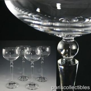   PALLINA BLEIKRISTALL CRYSTAL GLASS CHAMPAGNE SHERBET DESSERT GOBLETS