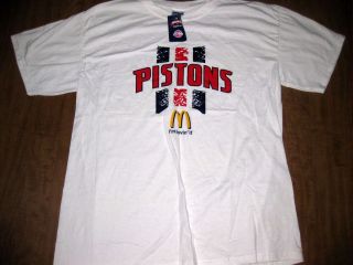 DETROIT PISTONS logo large T shirt NEW basketball McDonalds NBA Im 