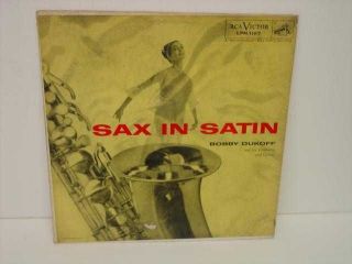 BOBBY DUKOFF & Orch LPM 1167 SAX IN SATIN WHOOP DEE DEE R VG/EX C VG 