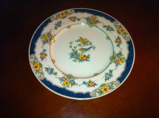 Mintons England Blue Isis Vintage Dinner Plate