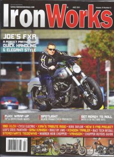 IRON WORKS MAGAZINE JOES FXR BLACK FRAME CYCLE PROJECT